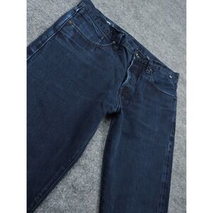 Matias Selvedge Denim Jeans Men's 33 (FITS 33 x 33) Dark Wash Straight Leg USA